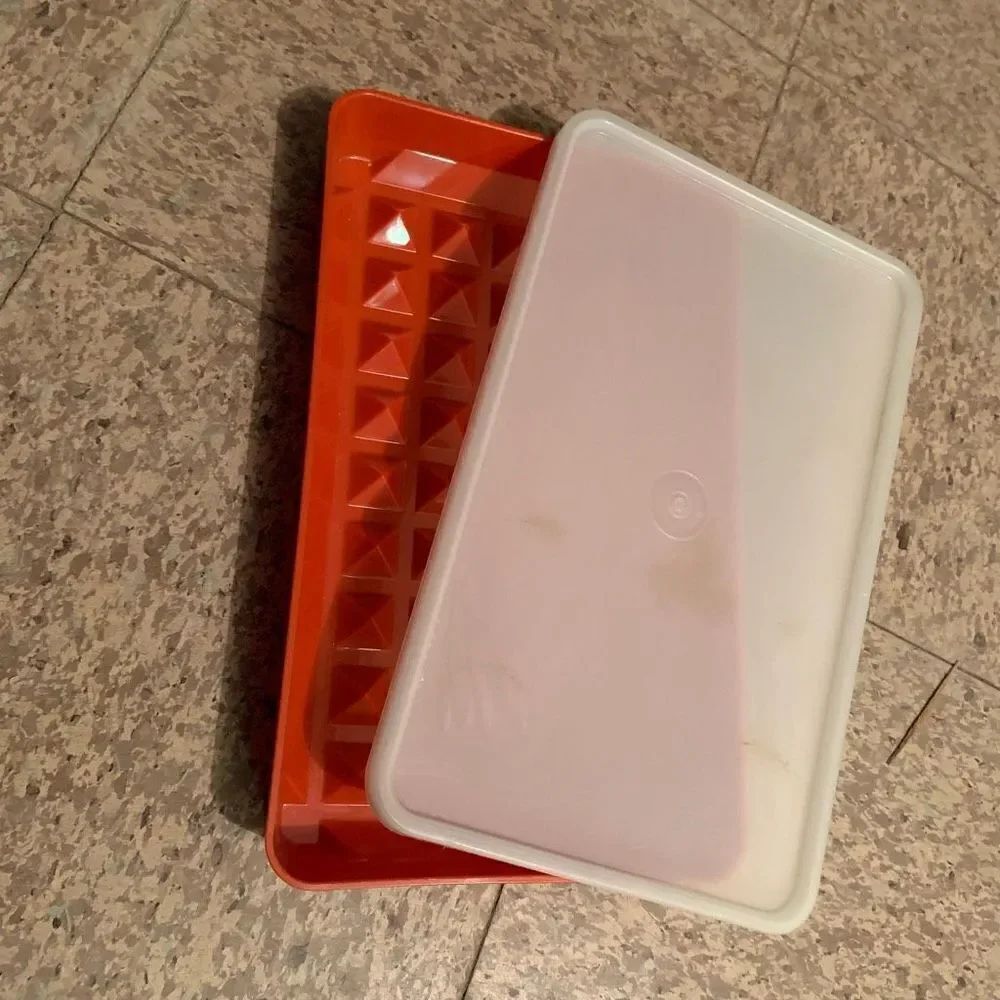Tupperware 1292-7 Hot Dog Bacon Deli Meat Keeper